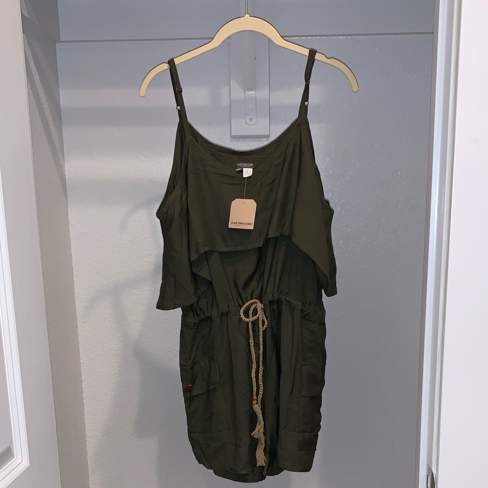 NWT Olive Green Romper